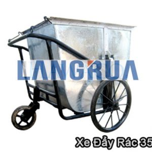 xe đẩy rác 350 lít