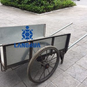 Xe Cải Tiến lốp cao su đặc được sản xuất tại Cơ Khí Làng Rùa